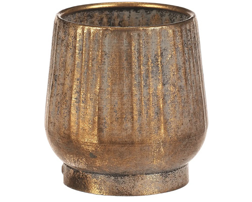 Dekoratívna váza s rebrovanou textúrou