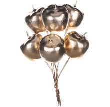 Dekoratívne jablká z plastu vo zväzku