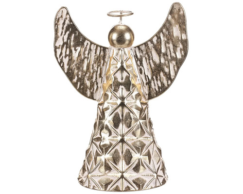 Dekoratívny anjel z kovu pre vnútorné použitie