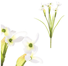 Umelý ker snežienok na dekoráciu