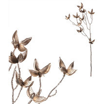 Dekoratívne konáre s kvetmi podobnými listom pre interiéry