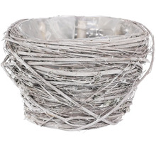 Obal na kvetináč z vŕby s plastovou vložkou