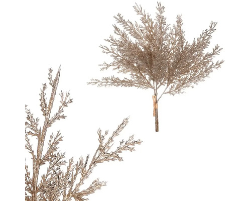 Dekoratívna umelá ihličnatá vetva na sezónne dekorácie