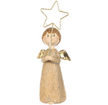 Dekoratívny anjel s hviezdou na vianočné obdobie