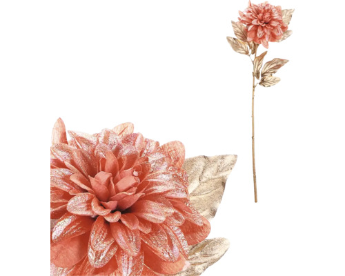 Ozdobná georgína so stonkou na dekoráciu