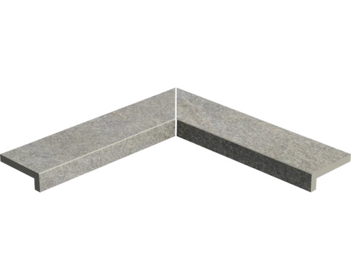 Bazénový lem LUSERNA 60x15x5 cm vnútorný roh 90° Dva rohové profily z kameňa