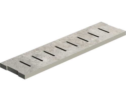 Betónový žľab so štrbinami na odvodnenie