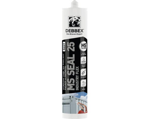 Hybridný tmel na priemyselné podlahy a fasády Den Braven MS SEAL 25 INDUSTRY 290 ml