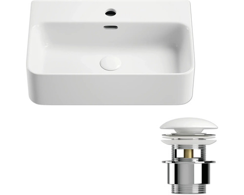 Umývadlo s odtokovou súpravou do kúpeľne