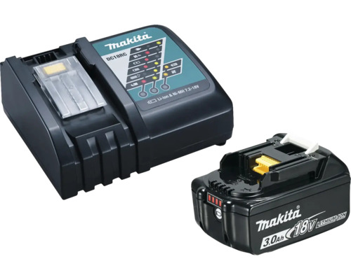Akumulátor a rýchlonabíjačka sada Makita LXT BL1830B + DC18RC 18 V 3 Ah,
191A24-4 Batéria a nabíjačka Makita
