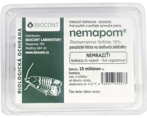 Nemapom prípravok na ničenie škodcov pre biologickú ochranu proti škodcom