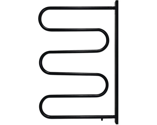 Elektrický sušiak na uteráky DUNAJ 58 x 86,5 cm 83 W čierna lesklá