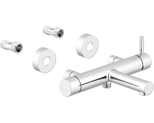 Sprchová batéria s S-prípojkami a rozetami