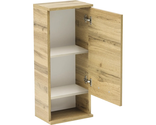 Otvorená závesná skrinka s dvoma policami