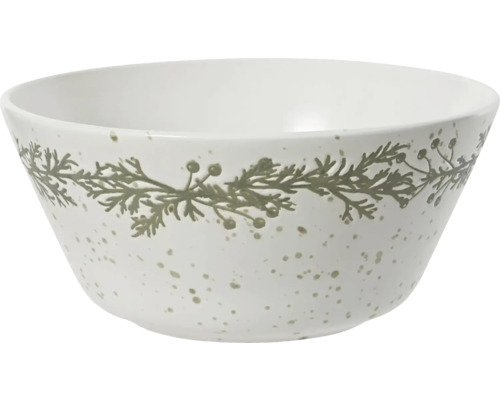 Dekoratívna miska Ø 15 cm motív venca Misa s dekorom vetvičky jedle