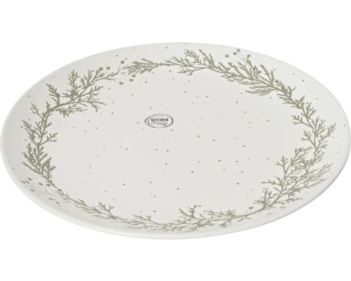 Dekoratívny tanier s motívom rastlín