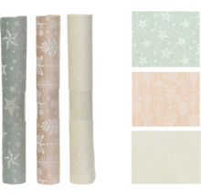 Dekoračný papier s hviezdami a zimnými motívmi