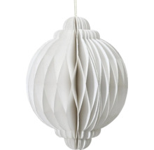 Papierová vianočná ozdoba v tvare gule