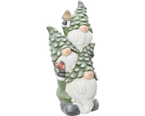 Dekoratívna figúrka záhradného trpaslíka s motívom stromu
