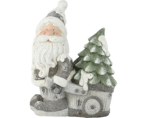 Dekoratívna figúrka Santa Clausa s vianočným stromčekom
