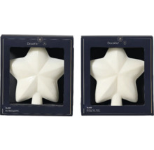 Dve sklenené hviezdy v balení