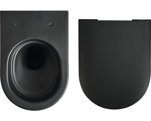 Závesné WC s hlbokým splachovaním so sedadlom zo sanitárnej keramiky