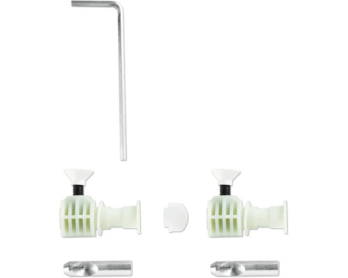 Náhradné diely pre sprchovacie kúty, vrátane imbusového kľúča