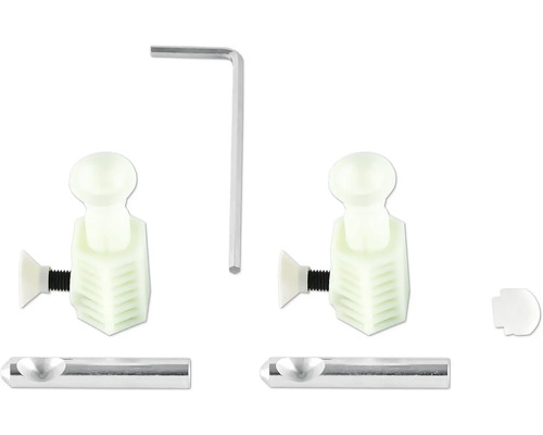 Sada nábytkových konektorov s imbusovým kľúčom a podperou police