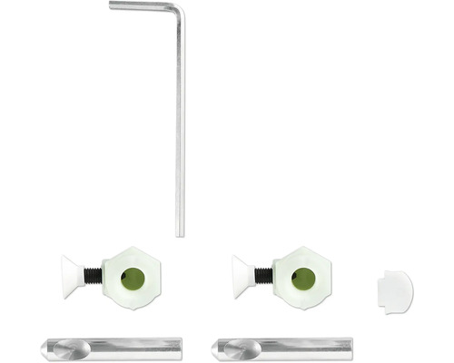 Upevňovací materiál s imbusovým kľúčom