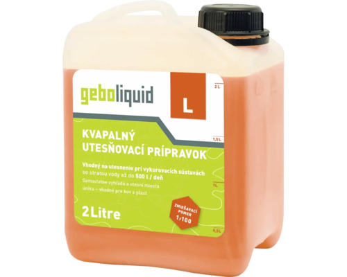 Geboliquid tesniaci prostriedok pre vykurovacie systémy, 2 litre