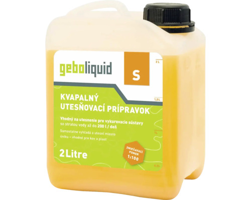 Geboliquid tesniaci prípravok pre vykurovacie systémy, 2 litre