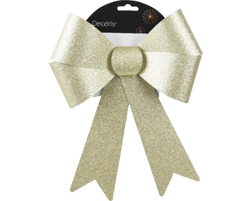 Mašľa trblietavá dekoratívna 50 cm zlatá Trblietavá ozdobná stuha