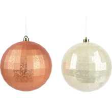 Dve vianočné gule na zavesenie