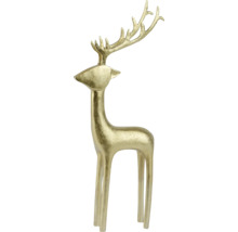 Dekoratívna kovová figúrka jeleňa