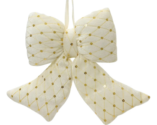 Mašľa s flitrami na zavesenie