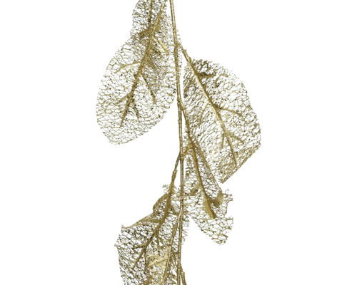 Dekoratívna listová girlanda s filigránovými listami