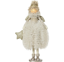 Dekoratívna vianočná figúrka anjela s hviezdou