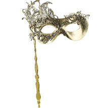 Dekoratívna maska s tyčou na karneval