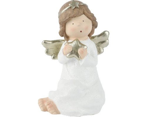 Ozdobný anjel strážny s hviezdou na vianočné obdobie