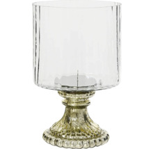 Sklenená lampa s pozlátenou pätkou