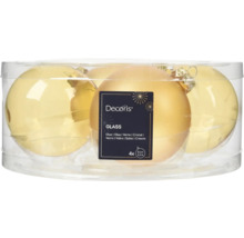 Balenie štyroch sklenených vianočných gúľ