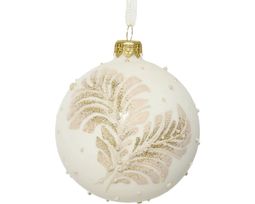 Vianočná guľa s dekorom na vianočný stromček