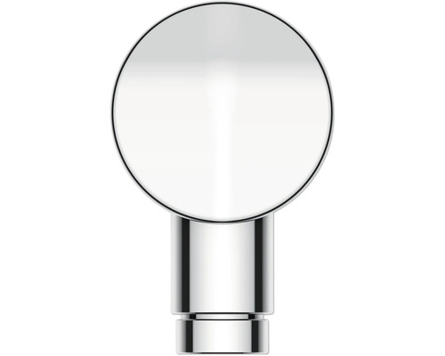 Okrúhle zrkadlo s kovovou základňou