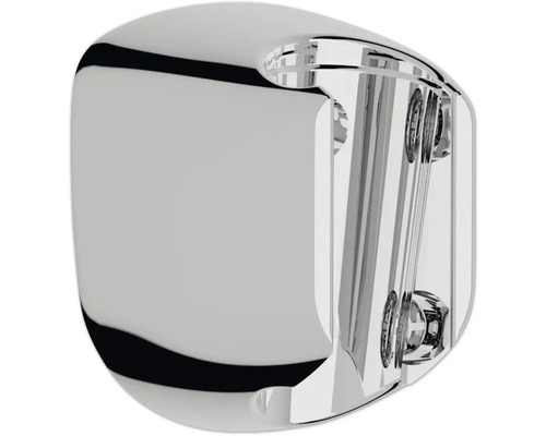 Strieborný držiak sprchovej tyče