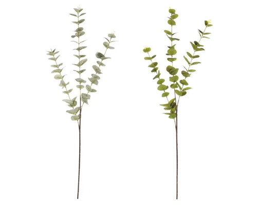 Dve umelé eukalyptové konáre