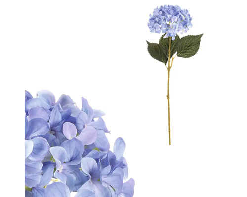 Umelá kvetina hortenzie tmavo modrá 75 cm Umelá hortenzia ako dekorácia