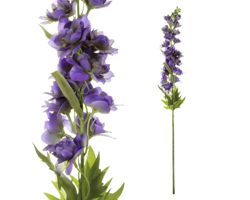 Umelá kvetina ostrožka modrá 70 cm Umelá stračia nôžka vetvička na dekoráciu