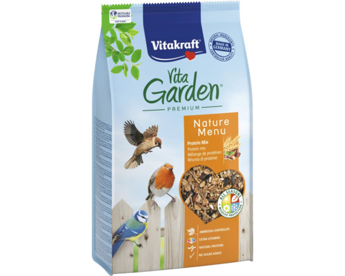Balenie krmiva pre vtáky Vitakraft Vita Garden Premium Nature Menu Protein Mix