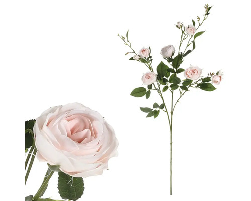 Dekoratívne vetvy s kvetmi ruží do interiéru