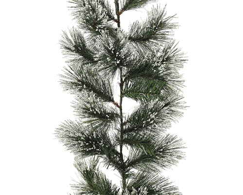 Girlanda umelá ihličnatá 270 cm zasnežená Dekoratívna jedľová girlanda so snehom